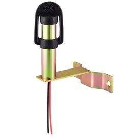 D-TECH Holder for rotary light with cable and rubber cap, universal holder, rotating light for all agricultural machinery and tractors, for indicator lights with pipe socket attachment, according to