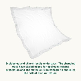 Bambo Nature Changing Mat: Bio-Based, Extra Soft, Ultra Absorbent, and Breathable - 20 Count