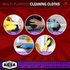 AIDEA Microfiber Cleaning Cloth Black 50PK, Microfiber Towels for Cars,