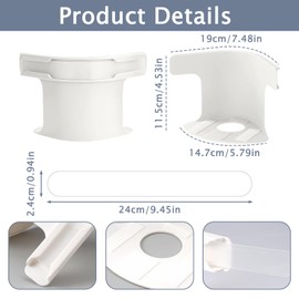 Hao Zhu bed sheet clips & bed sheet holder, 4 Pack Extra Large White