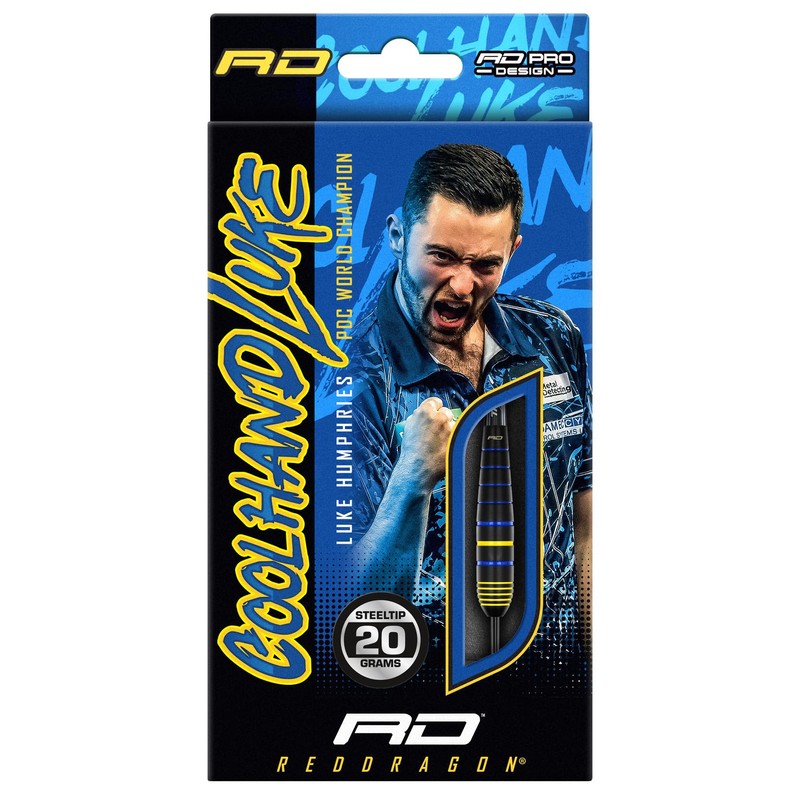 RED DRAGON Luke Humphries World Champion 20G Brass Steel Dart