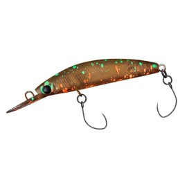 DAIWA Minnow/Lure, PRESSO Double Clutch 45F1 Yadoku Brown