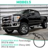 1-1/2" Diesel Auxiliary Fuel Tank Install Kit Compatible with Ford