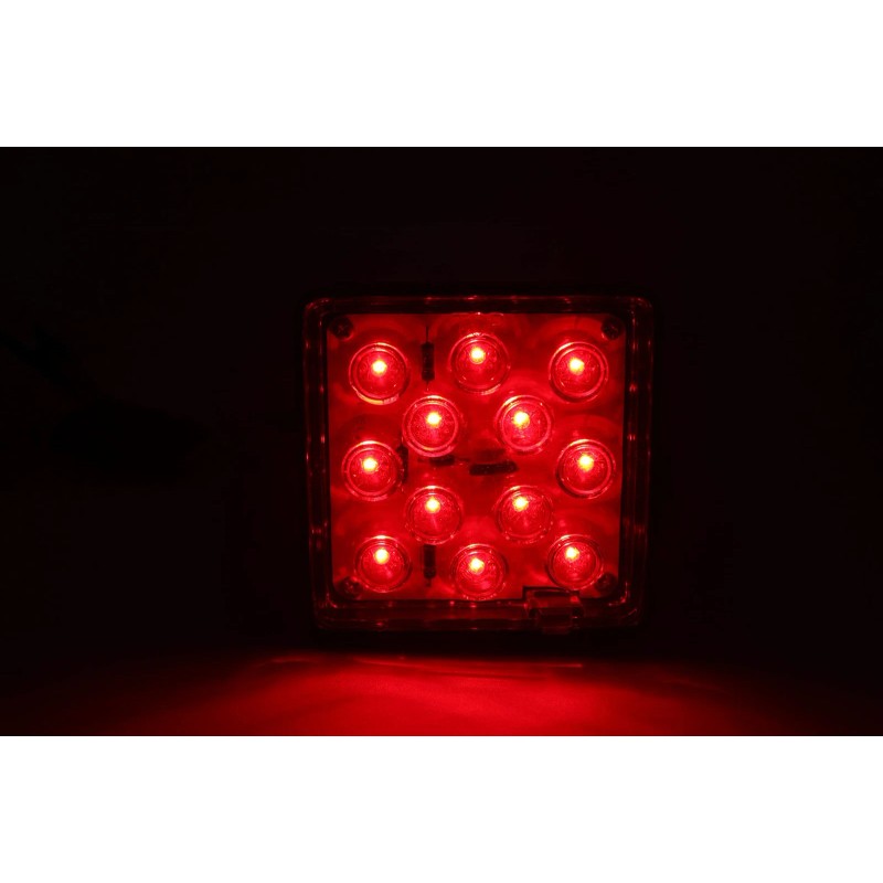 Maxxhaul 70429 Trailer Hitch Cover With 12 Leds Brake Light,