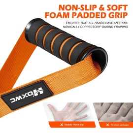 HOXWC Nylon Single D-Handle Rope Attachment for Weight Lifting Pulldown Bar / Tricep