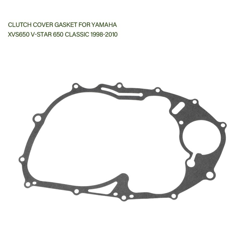 Clutch Cover Gasket for Yamaha XVS650 V-Star 650 Classic 1998-2010