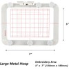 Sew Tech - Aro magnético de metal bordado para Brother
