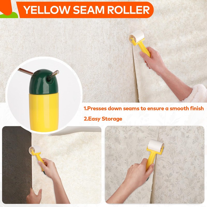 WRAPXPERT Wallpaper Smoothing Tools, Wallpaper Tools for Peel and Stick,