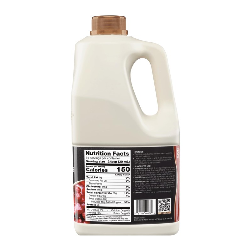 Tea Zone 64 fl. oz Pomegranate Syrup