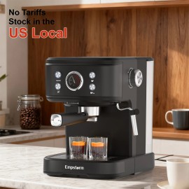 Empstorm 04E 20 Bar Electric Semi-Automatic Coffee Maker Machine With Capsule Filter for Use Halloween Christmas Giftcolor: Black, plug type: US, voltage (v): 110-120 V