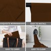 Easy-Going 5Wx7L ft Brown Background Muslin Backdrop, Photo Studio, Collapsible