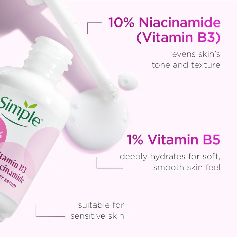 Simple 10% Niacinamide Booster Serum (Vitamin B3) - Skin Care