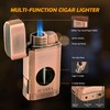 SCARRA Cigar Torch Lighter, Multi-Function 3-in-1 Cigars Lighter Gift for