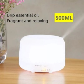 500Ml Premium, Essential Oil Diffuser with Remote Control and 1-6 hours Timer
