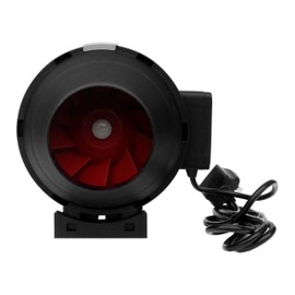 SunStream 4 Inch 190 CFM Plastic Inline Duct Fan Heating Cooling Ventilation and Exhaust for Grow Tents