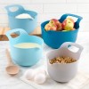 Unbranded 4 Piece Nesting Plastic Mixing Bowl Set with Pour