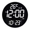 HZDHCLH Clock Digital Large Screen Digital Clock with Remote Control