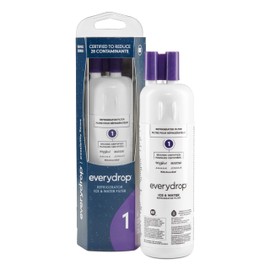 EveryDrop Premium Refrigerator Water Filter Replacement (EDR1RXD1B). The ONLY Water Filter Approved for: Maytag , Whirlpool, KitchenAid, Amana Brand refrigerators. (W10295370A), White