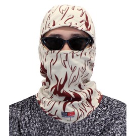 BOCOMAL FR Balaclava Face Mask 7oz Flame Resistant Covering Welding Hood Arc Rated NFPA2112 CAT2 One Size