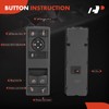 A-Premium Power Window Switch Compatible with Freightliner Cascadia 2017, Left