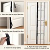 1Pcs Black Heavy Duty Multi-Loop Door Anchor for Resistance Bands,
