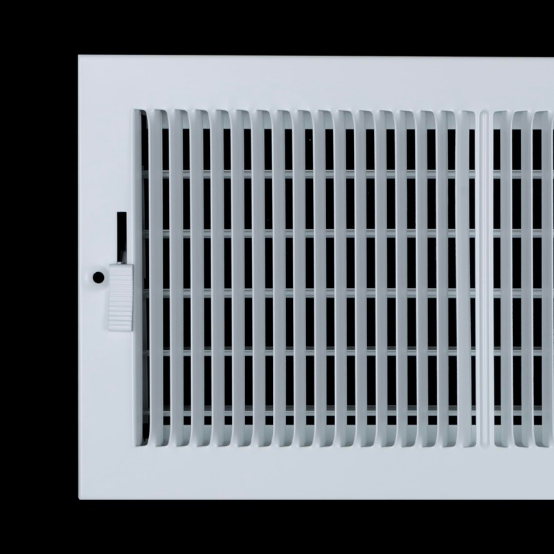 Fits 12x6 Duct Opening | Steel Baseboard Air Supply Grille