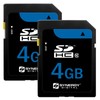 Synergy Digital 4GB Secure Digital SDHC Memory Cards, Compatible with