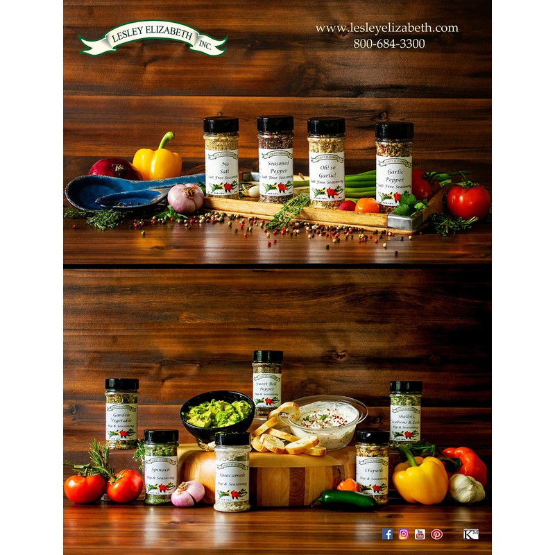 Lesley Elizabeth Shallots, Scallions & Leeks Seasoning – All-Purpose Dip