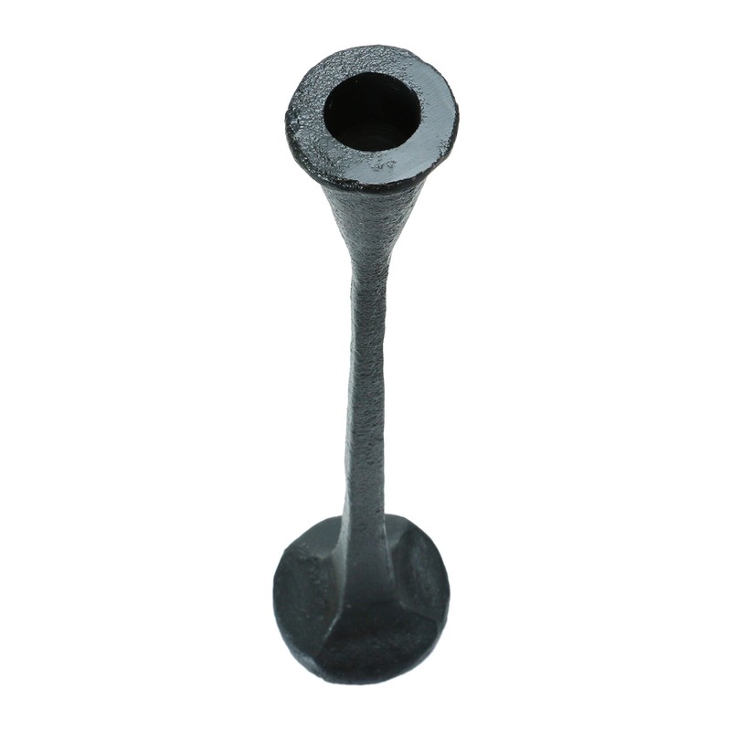 Creative Co-Op Cast Metal Taper Holder, Black