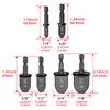 dophee 6PCS HVAC Repairing Set Air Conditioner Copper Pipe Tube