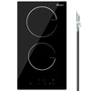 Induction Cooktop 12 Inch, 220V~240V, 2 Burners Electric Cooktop,3500W, 12''