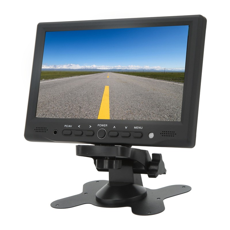 7in TFT LED Monitor VGA AV DC HD Multimedia Interface