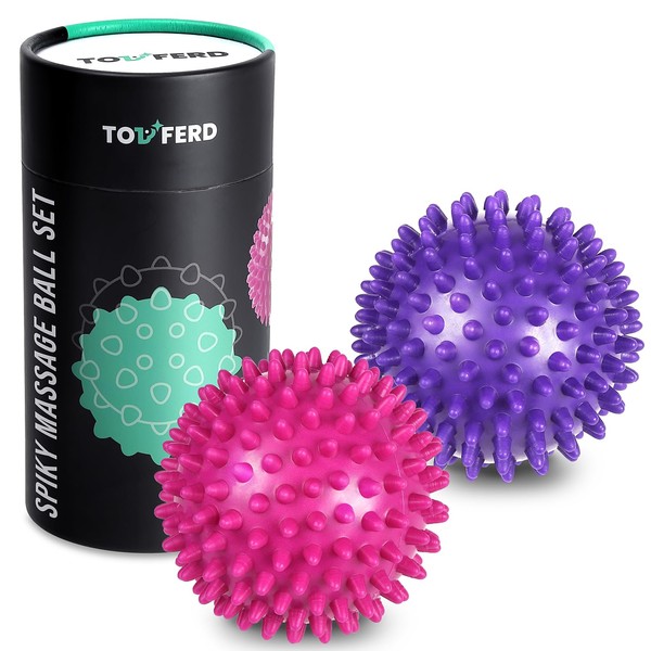 TOPFERD Massage Balls, Set of 2, Myofascial Release, Trigger Point