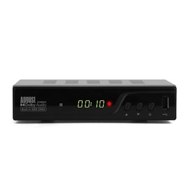August 256GB SSD Freeview HD Set Top Receiver Box - August DVB502 - Twin Tuner Freeview HD TV Recorder with 7 Day EPG, HDMI Full HD 1080p, Timeshift Pause and Rewind - Subtitles and Audio Description Service