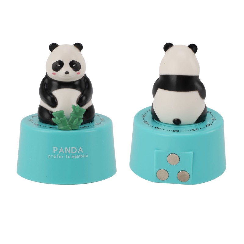 Mechanical Kitchen Timer Cute Animal Shape Magnetic Base Loud Alarm
