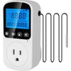 Plug in Thermostat Temperature Controller, Digital Thermostat Controlled Outlet Plug