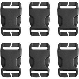 LUORNG Quick Release Buckle 6PCS 20mm/0.79in Multi-Size Plastic Buckle Repair Kit No Sewing Required Buckles for Backpack Bag