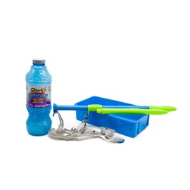 Gazillion GIANT Premium Big Bubble Loop Create Gigantic Bubbles Party Bag Filler Wave the Wand to Create the Biggest Bubbles Ever Includes non-Toxic 16oz Solution Outdoor Toys & Gifts For kids Aged 3+