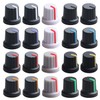 DIKAVS 20pcs 10 Colors 6mm Diameter Shaft Potentiometer Control Knobs