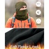 Winter Mens Beanie Hat Scarf Warm Fleece Lined Windproof Knit