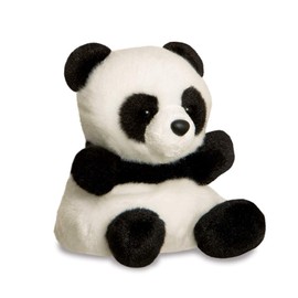 Aurora, 61350, Palm Pals Bamboo Panda, 5In, Soft Toy, Black & White
