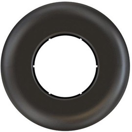 Crimson AV CAE Decorative Escutcheon Plate, Black, Clamps around 1.5" NPT pipe, Decorative plastic conceals hole in ceiling tile for a clean look, Compatible with all ceiling extensions and components