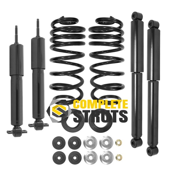 Front & Rear Air Suspension to Passive Gas Shocks Absorbers