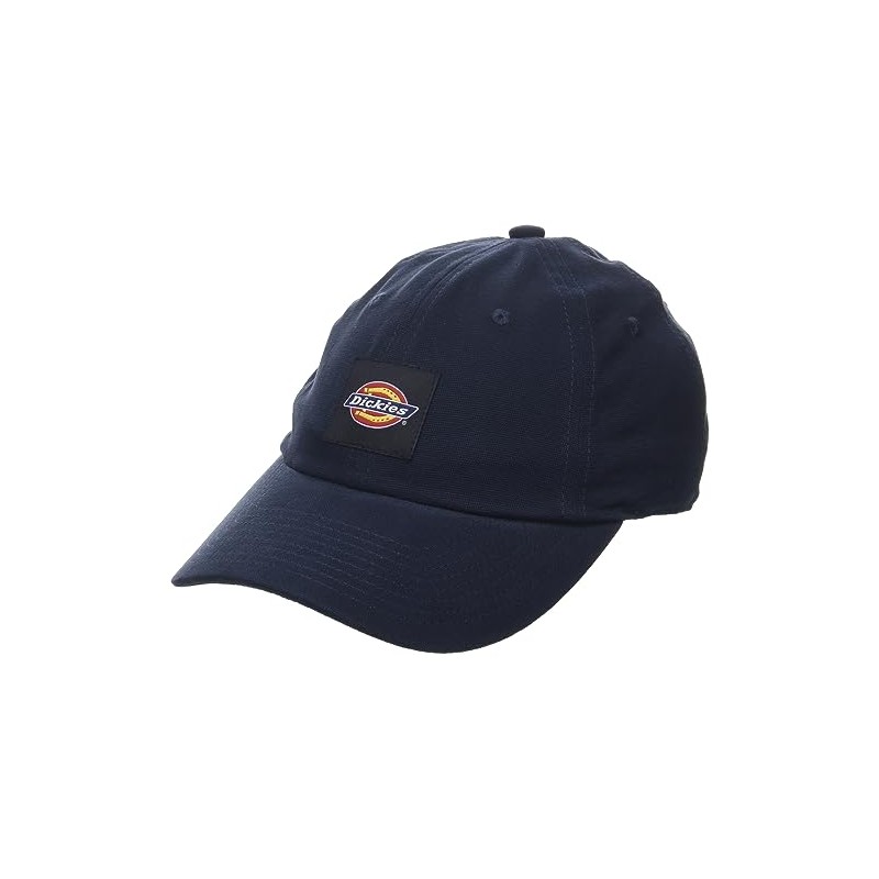 Dickies Men's Washed Canvas Baseball Cap, Dark navy blue