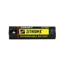 Coast ZX1000 ZITHION-X Li-Ion Rechargeable Battery for The XP11R LED Flashlight, Black