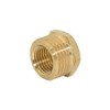 Megairon 2pcs 1/4" NPT Male To 1/2" NPT Female Brass