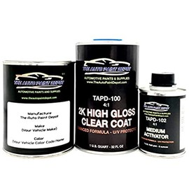 Auto Paint Depot Touch Up Paint for Pontiac Sunfire-Indigo Metallic 39/WA9792 (All Years, All Models) One Quart with Clear Coat