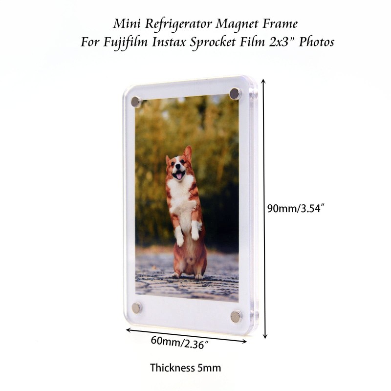 LAGIPA Polaroid Frame Magnetic, Magnetic Instax Mini Photo Frames 2x3,