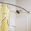Design House 533604 Curved Shower Rod, Polished Chrome, 66-inch