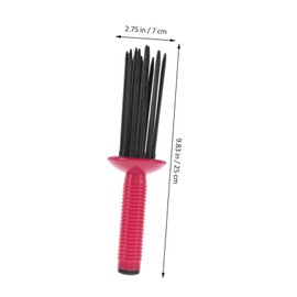 IWOWHERO Bristle Curlers Hair Comb Versatile Curling Roll Comb for Fluffy Curls Volume Curls Portable Hair Curling Brush for Blow Drying Accessories